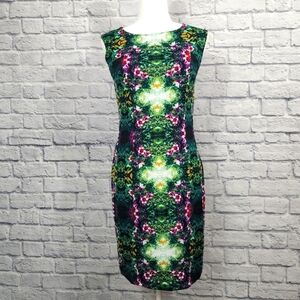 Cynthia Rowley floral bodycon mini sheath dress